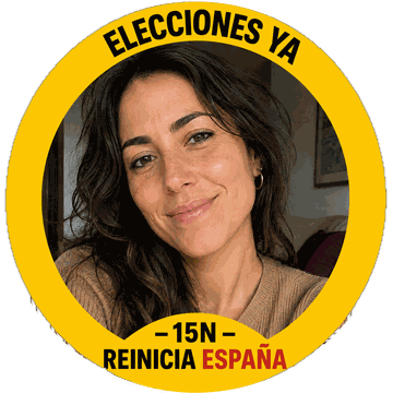Ejemplo de foto de WhatsApp con el marco de Elecciones ya