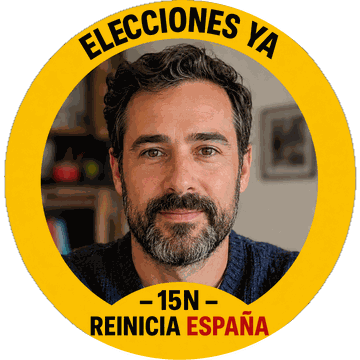 Ejemplo de foto de WhatsApp con el marco de Elecciones ya