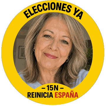 Ejemplo de foto de WhatsApp con el marco de Elecciones ya